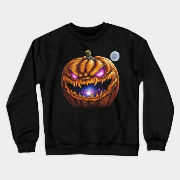 Halloween  illustrations month Crewneck Sweatshirt by nonagobich